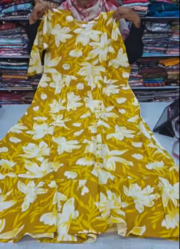 Rayon Long Maxi Gown | MG18